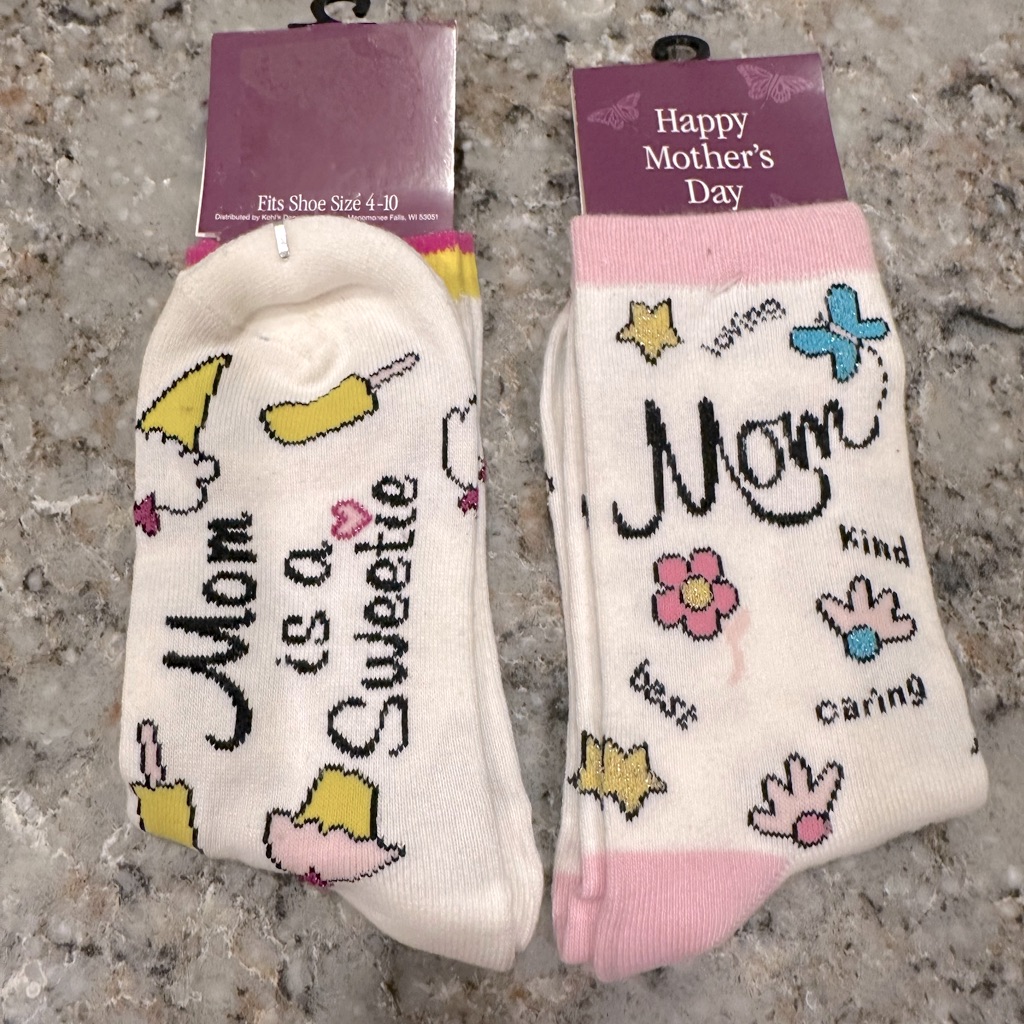 Brand New Mothers Day Socks